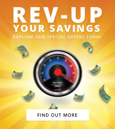 Rev Up Savings Banner